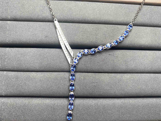 A9665 Tanzanite Topaz Necklace