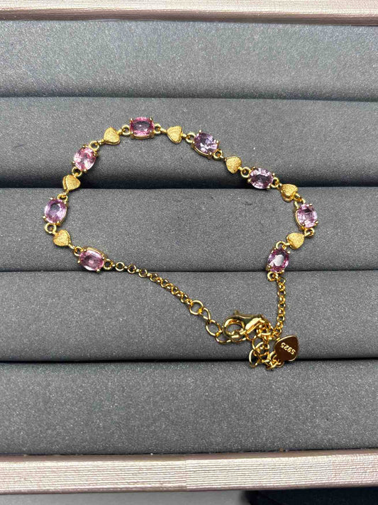 A9793 Pink Sapphire Bracelet