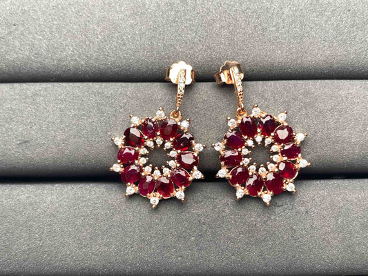 A9824 Ruby Earrings
