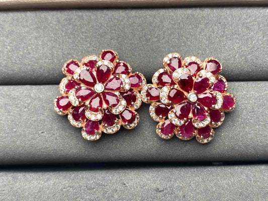 A9832 Ruby Earrings