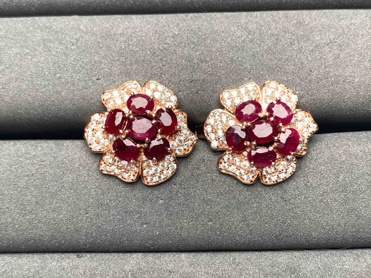 A9836 Ruby Earrings
