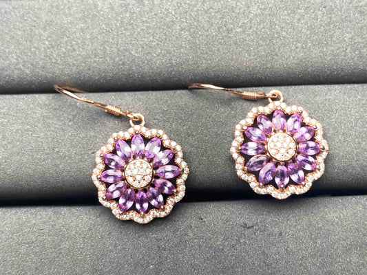 A9841 Sapphire Earrings