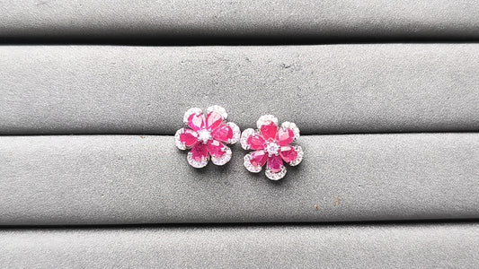A9843 Ruby Earrings