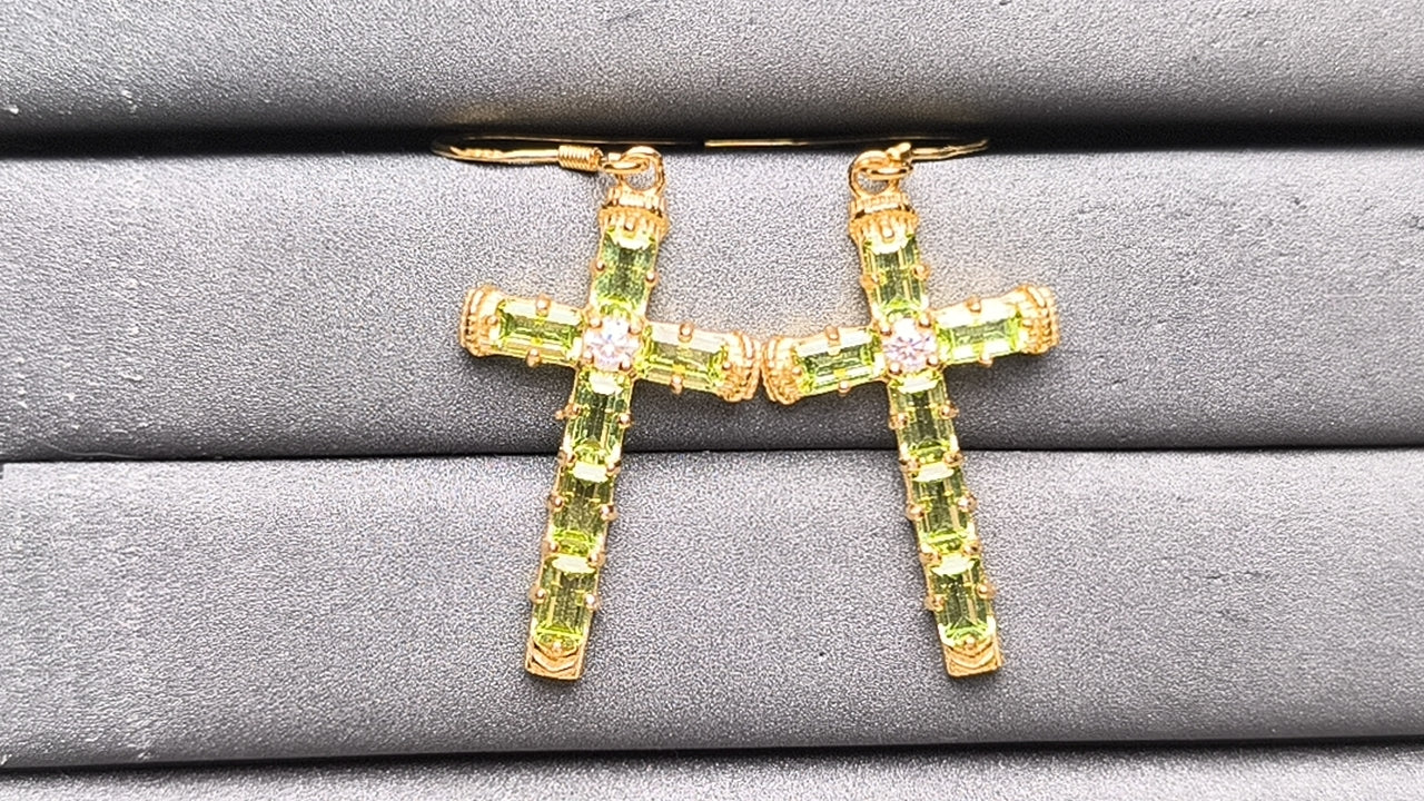 A9844 Peridot Earrings