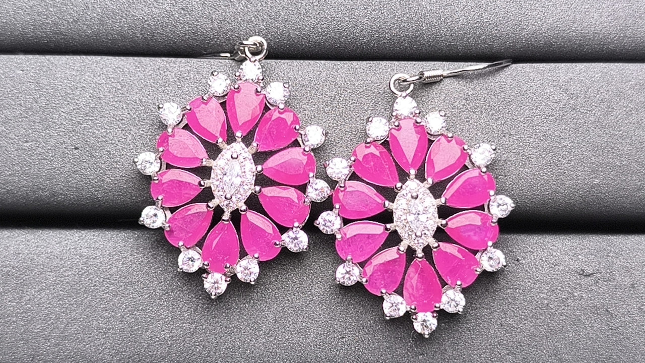 A9852 Ruby Earrings