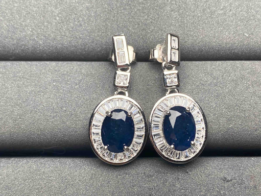 A9891 Sapphire Earrings