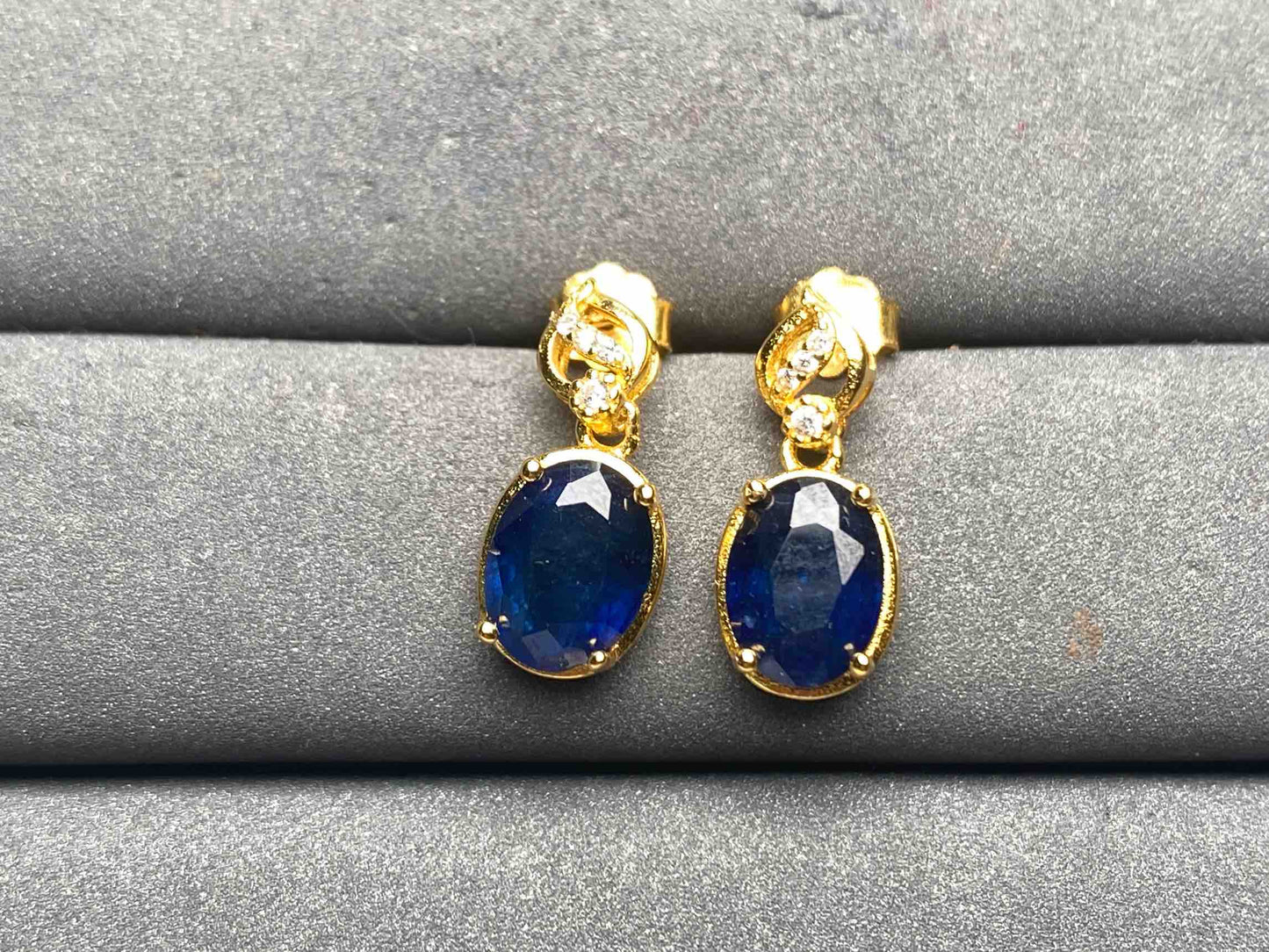 A9896 Sapphire Earrings