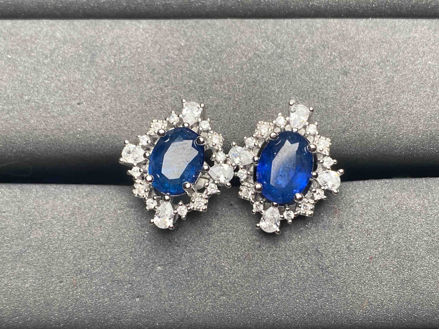 A9898 Sapphire Earrings