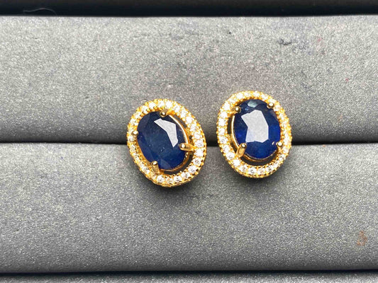 A9923 Sapphire Earrings