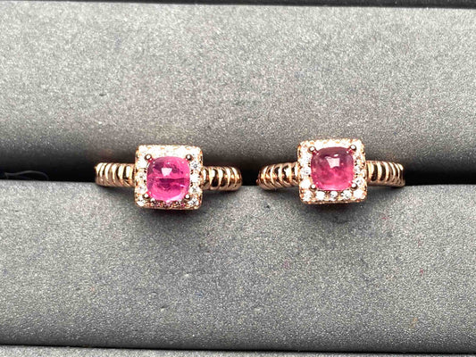 A9975 Pink Spinel Earrings