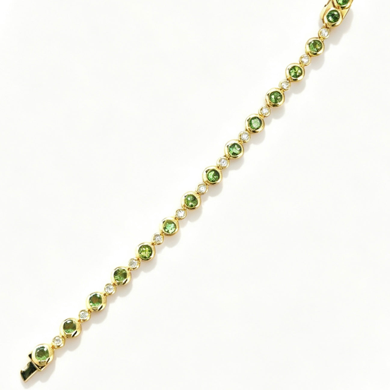 Peridot Bubble Bracelet