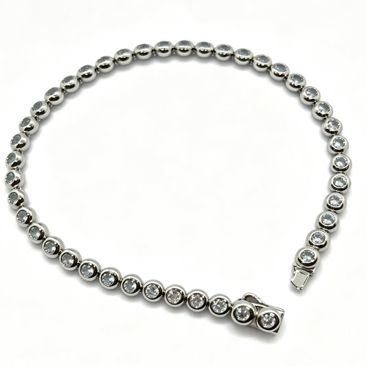 Aquamarine  Bubble Bracelet