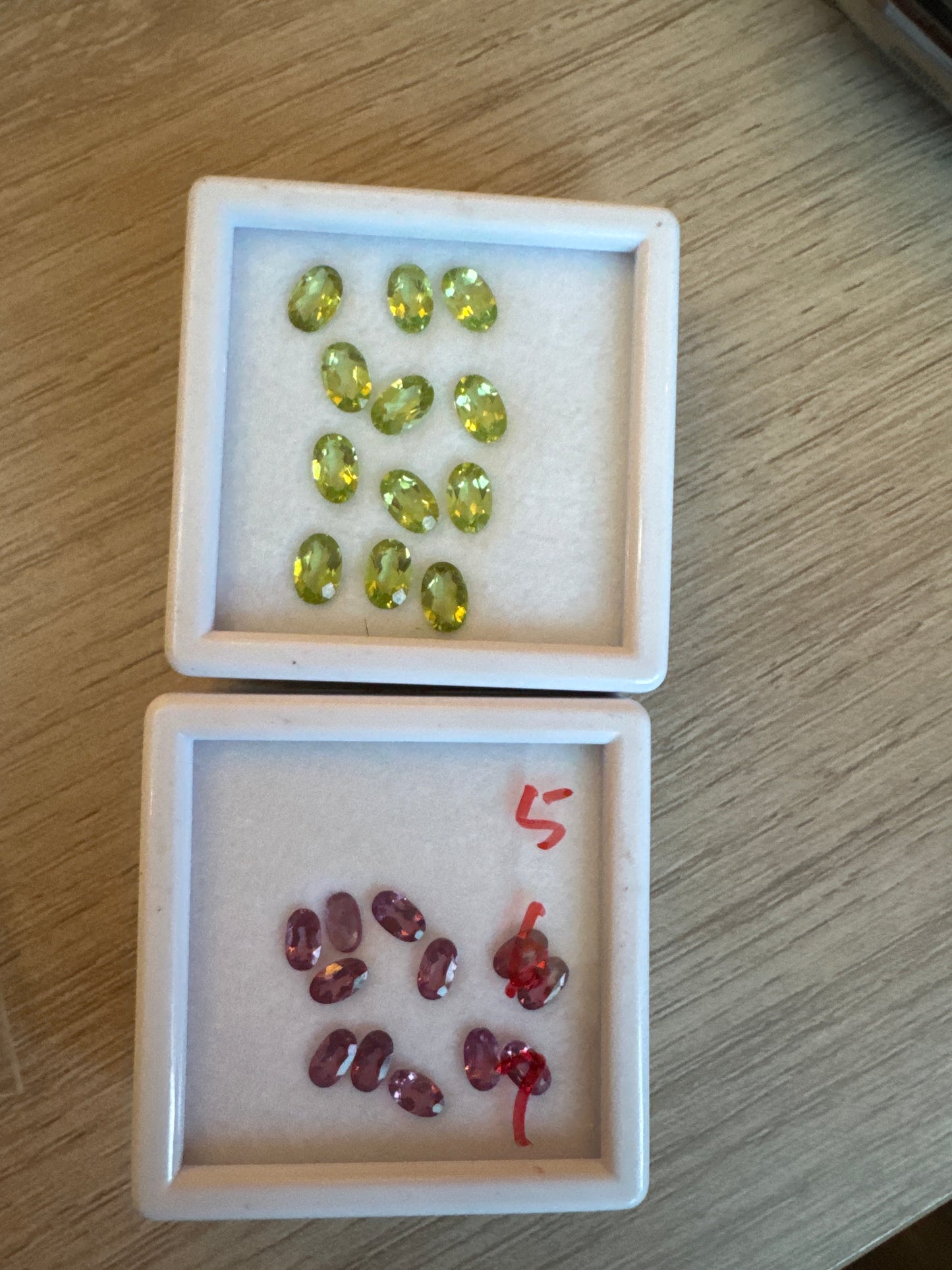 G003 Cassie SALT peridot garnet earrings