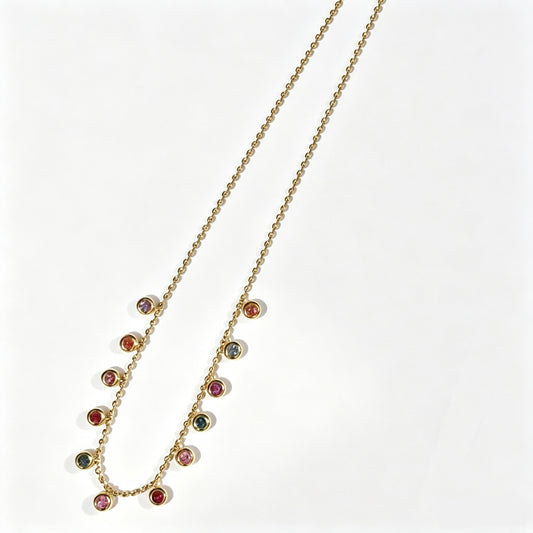 Spinel Bubble Necklace