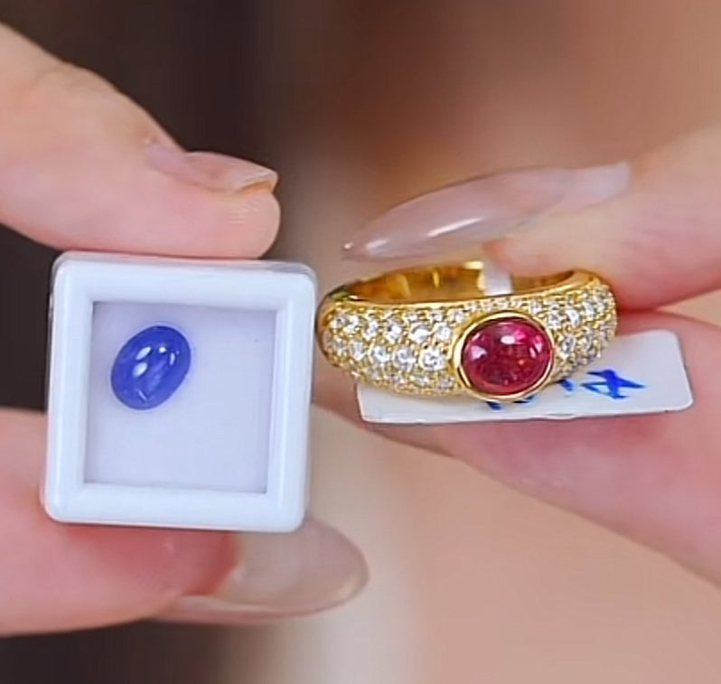 G010 Cassie Joy HK18 silver 至少8g for 29819 stone