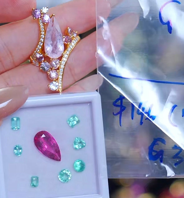 G333 Cassie joy customize size hk18 gold color at least 8grams