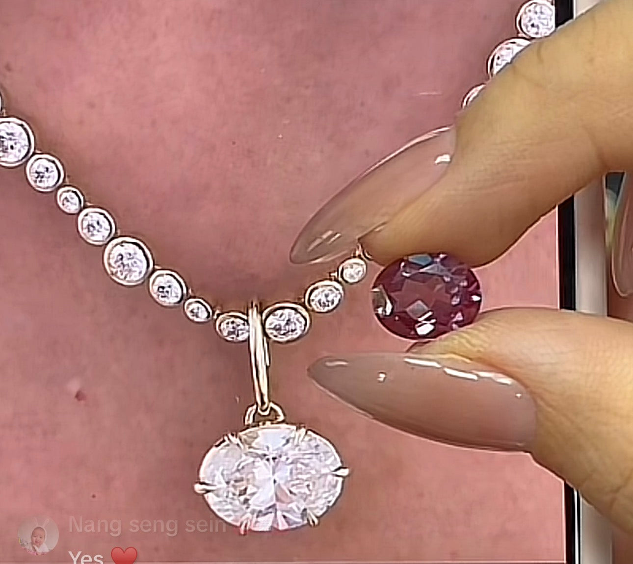 G019 Cassie Lo customize 14k plated pendant