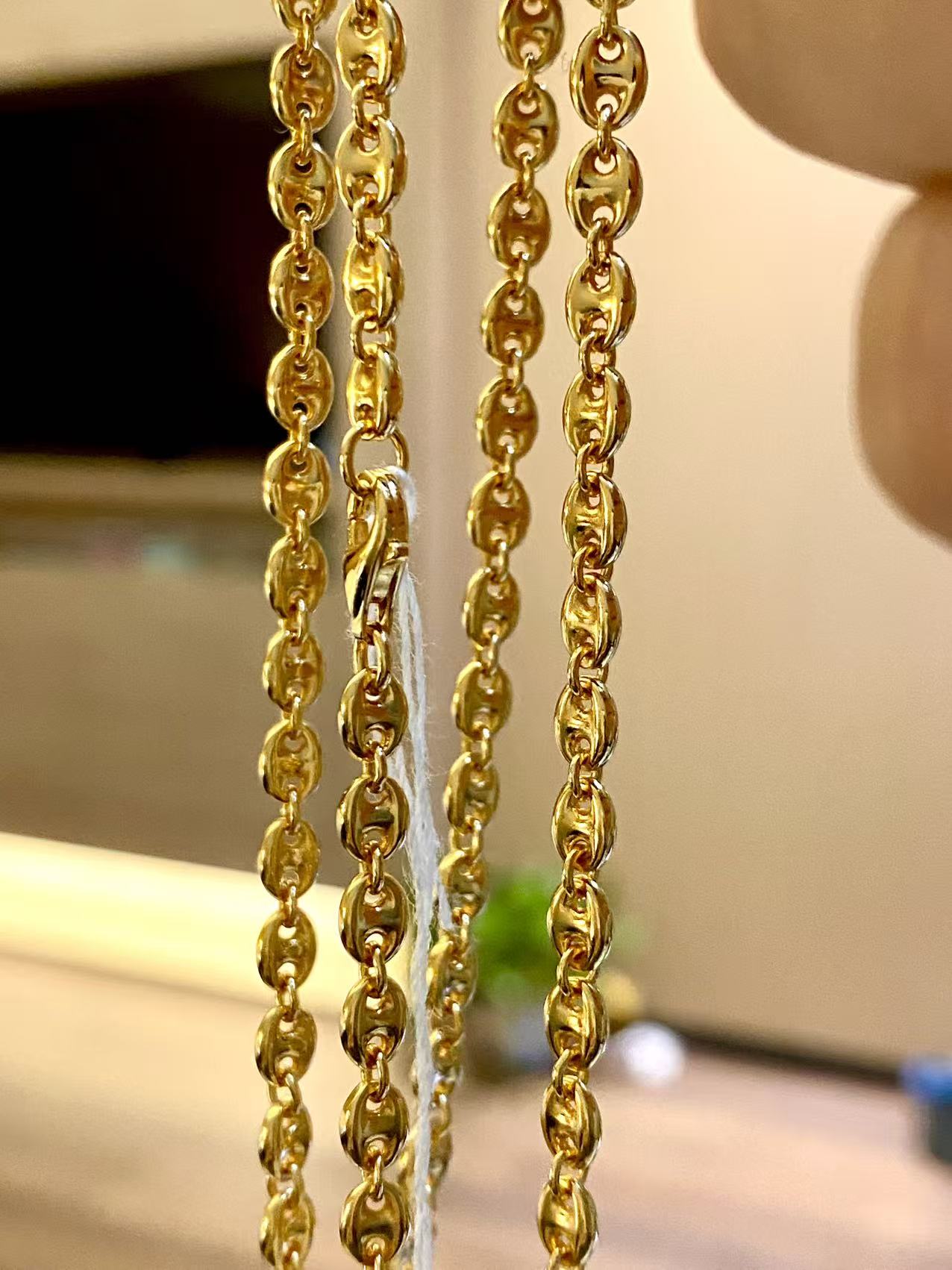 CHN035 Chain-Necklace 4mm 50cm