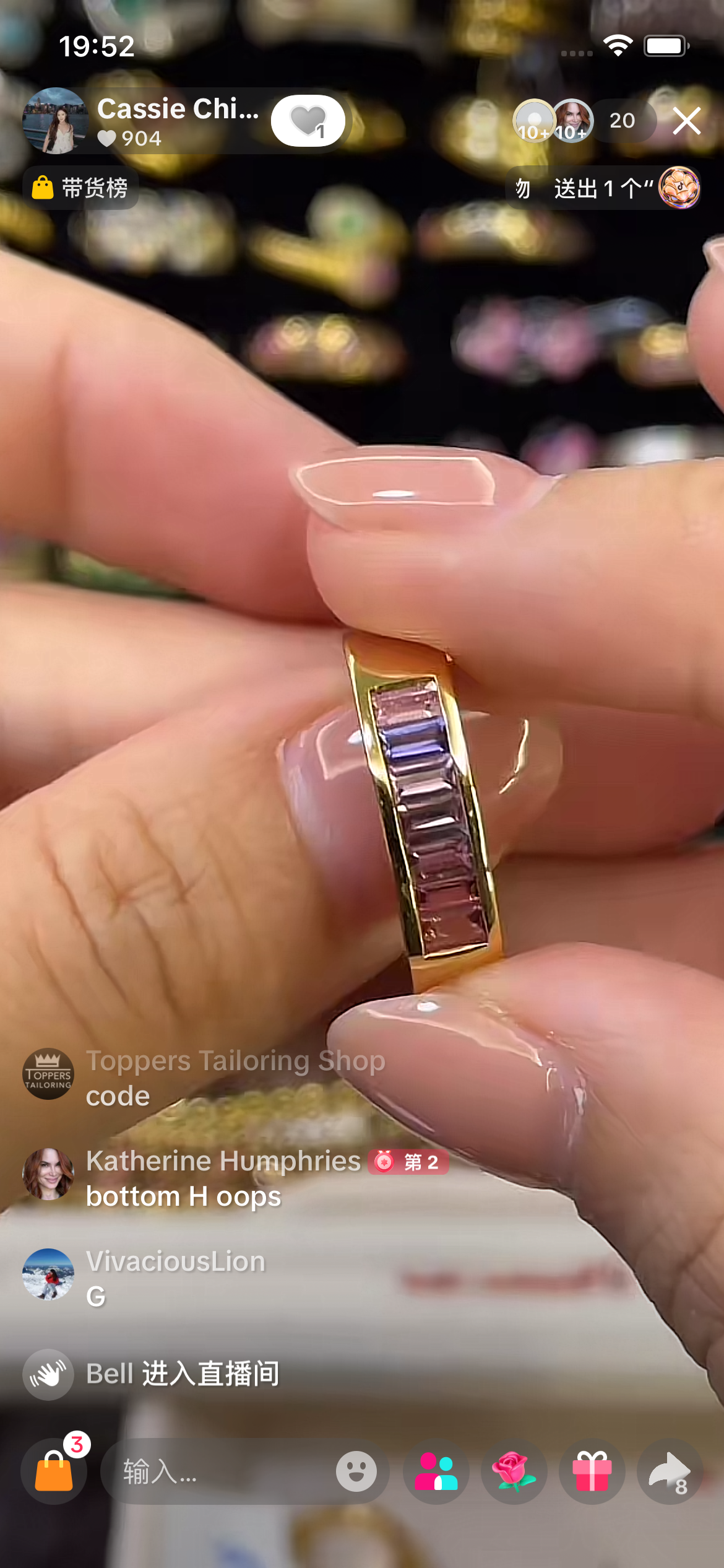 G058 Cassie toppers sample