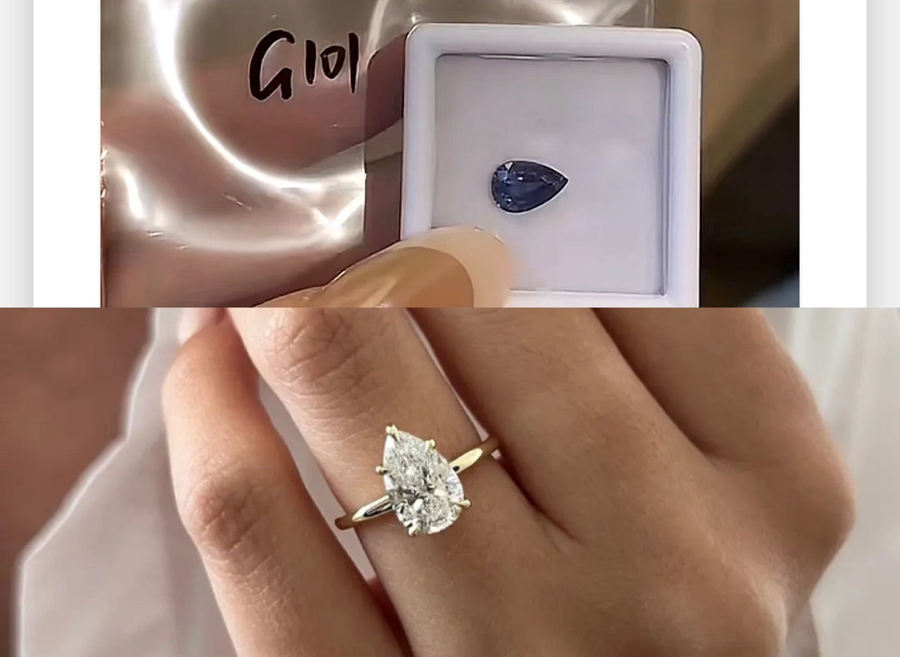 G001 Nitu customize setting for #29106 stone silver color