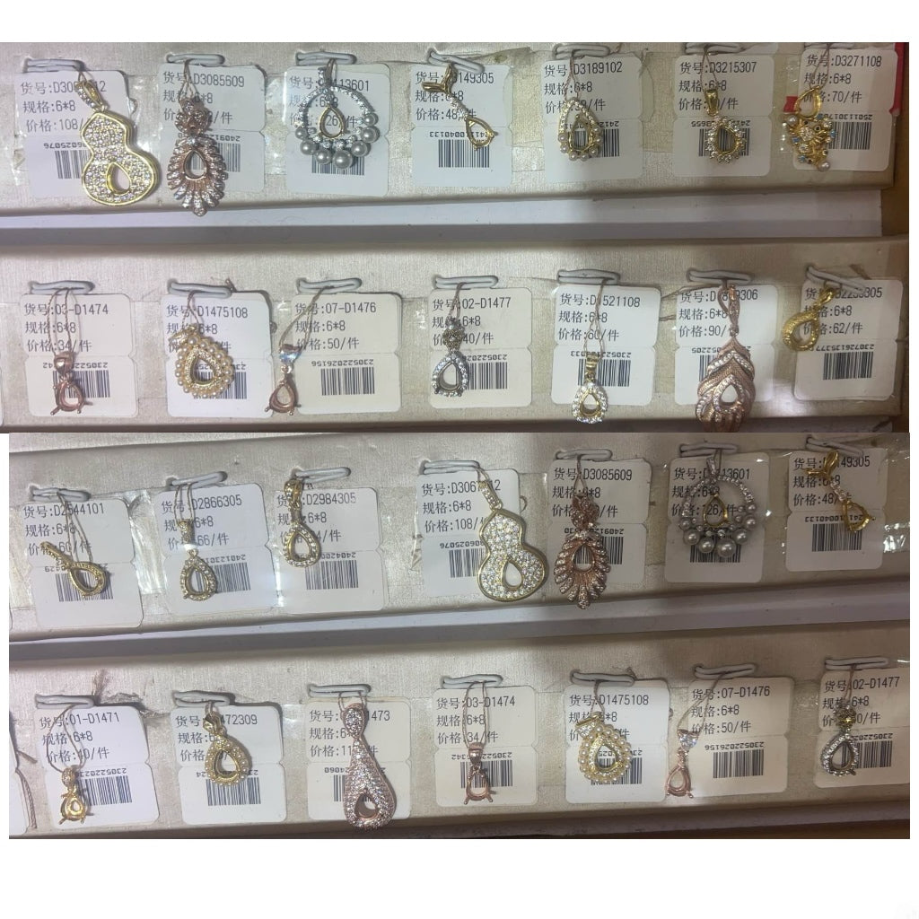 Teal drop 6*8mm - 0004 Choose Settings