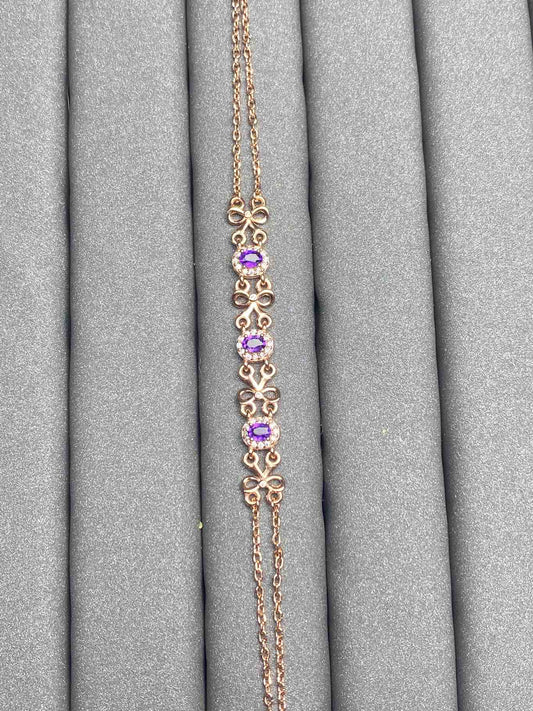 A740 Amethyst Bracelet