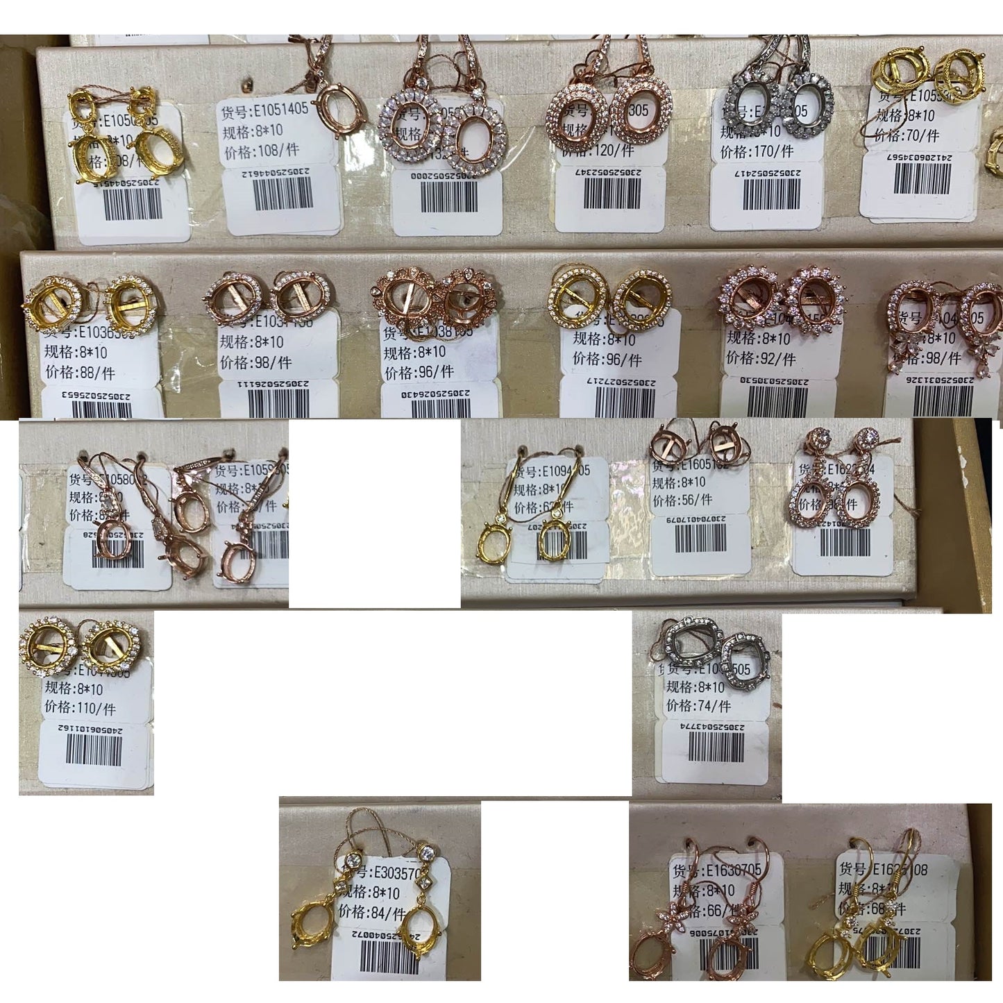 Oval Shape 8*10mm - 0004 Choose Settings