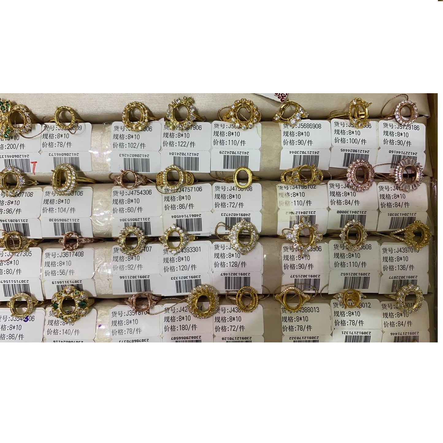 Oval Shape 8*10mm - 0004 Choose Settings