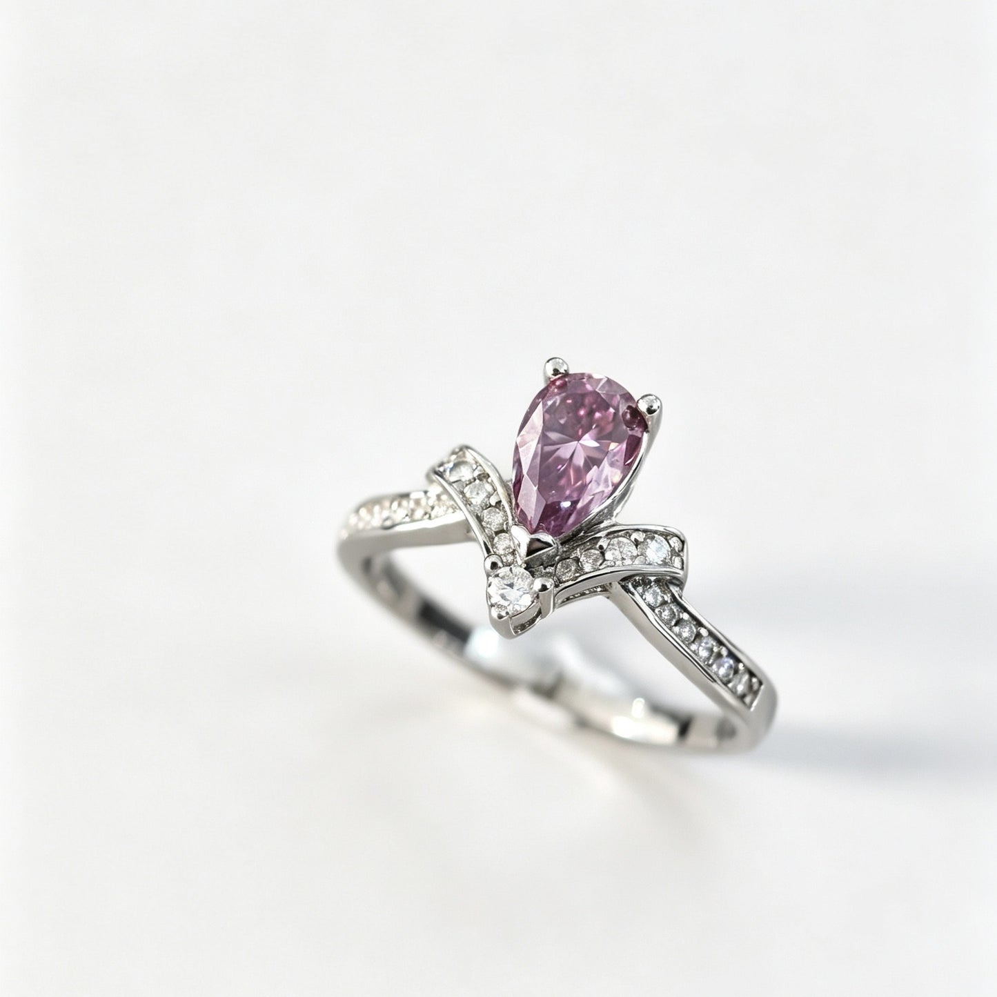 NO001 S925 Silver Ring Spinel