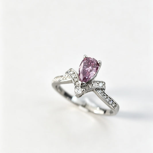 NO001 S925 Silver Ring Spinel