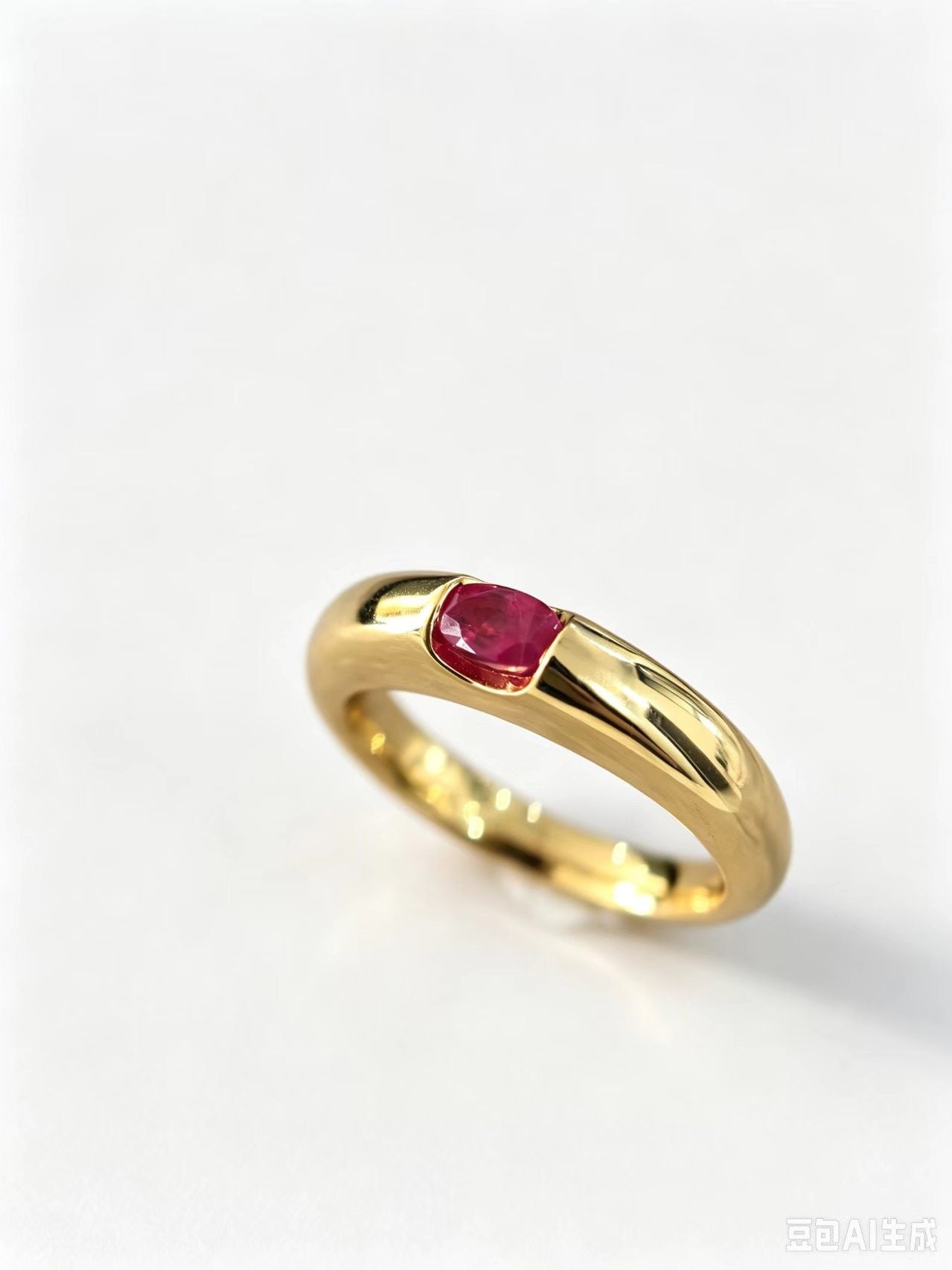 CC001 S925 Silver Ring Ruby | Blue Sapphire