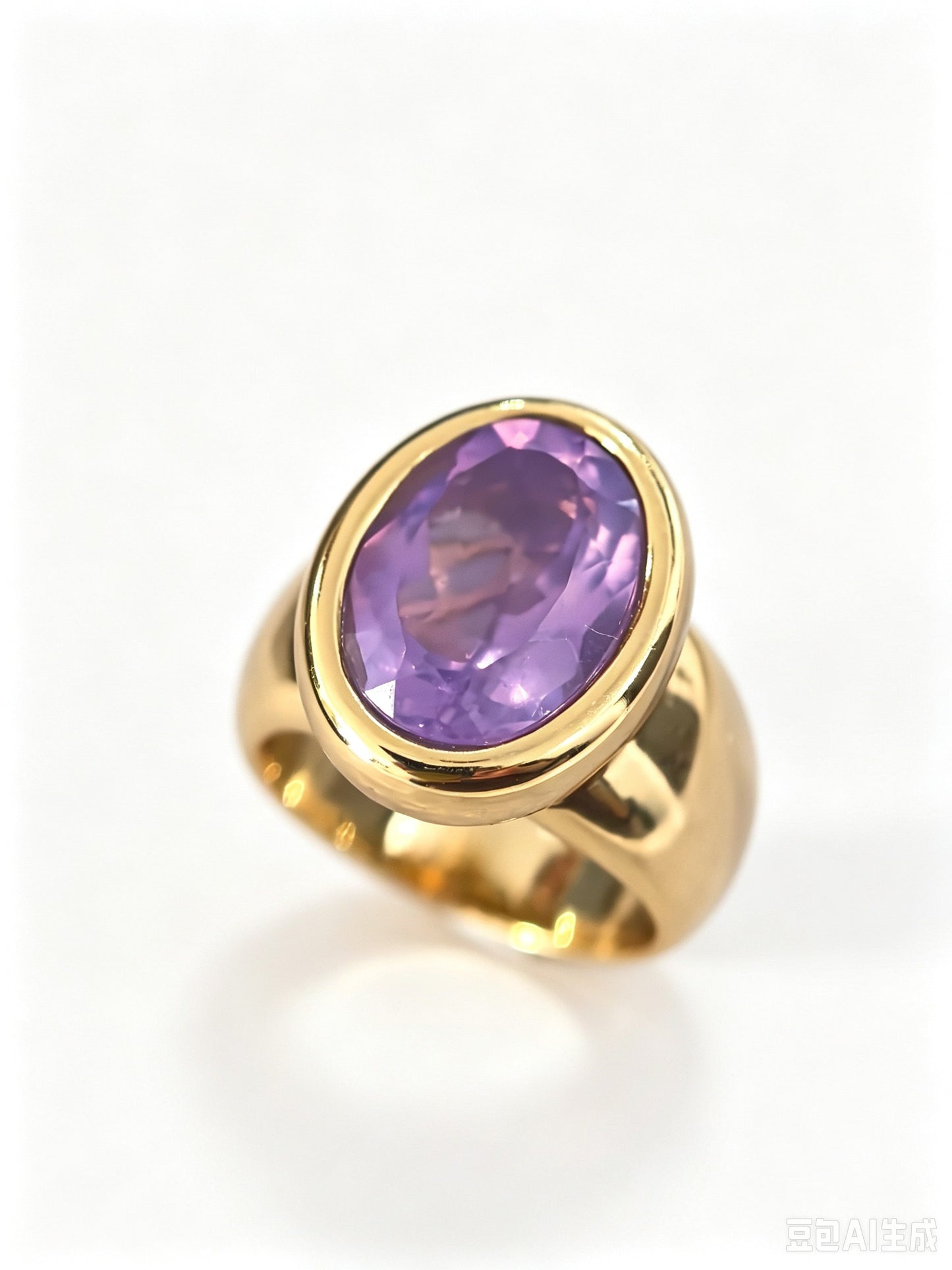 MA001 S925 Silver Ring Kunzite | Blue Moonstone