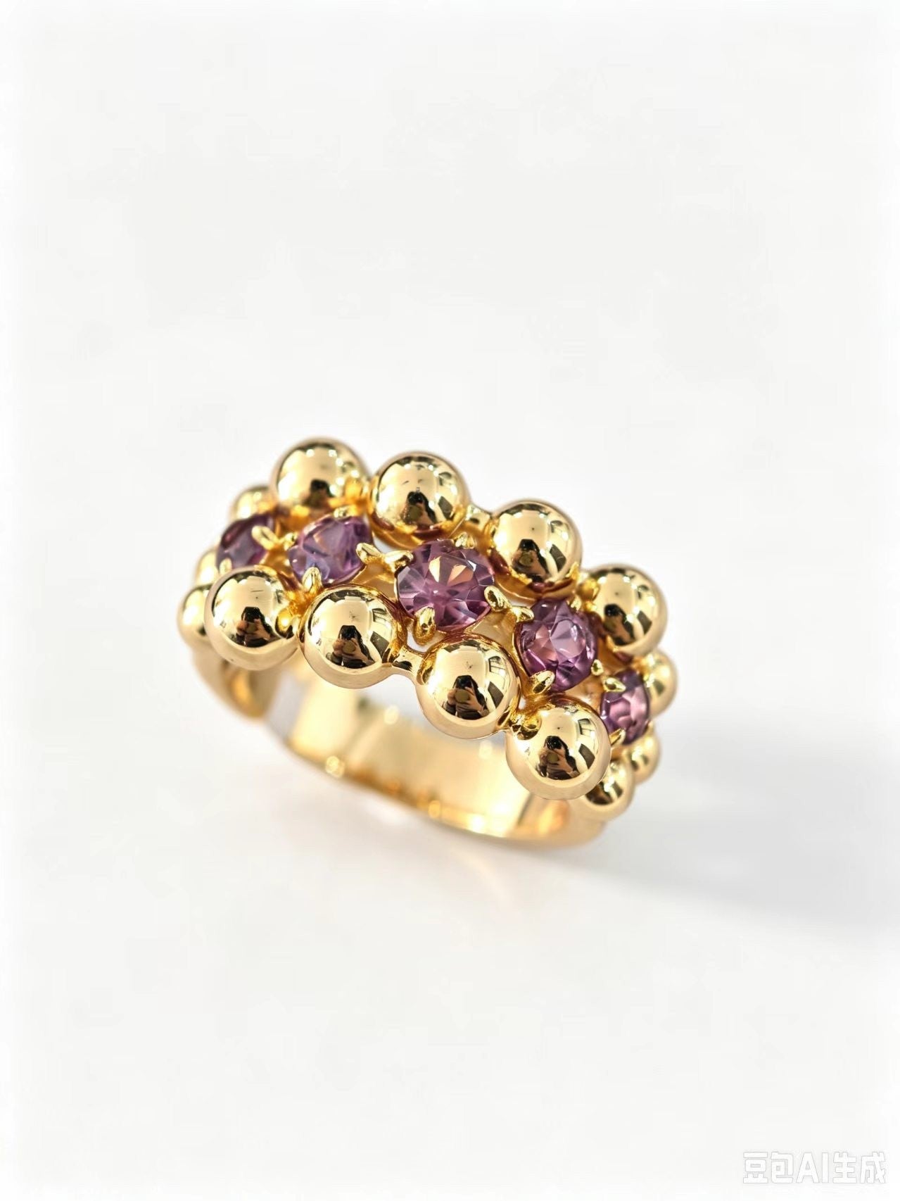 MA008 S925 Silver Ring Spinel