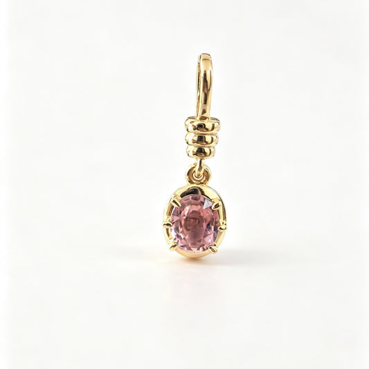 YG001 S925 Silver Pendant Malaya Garnet