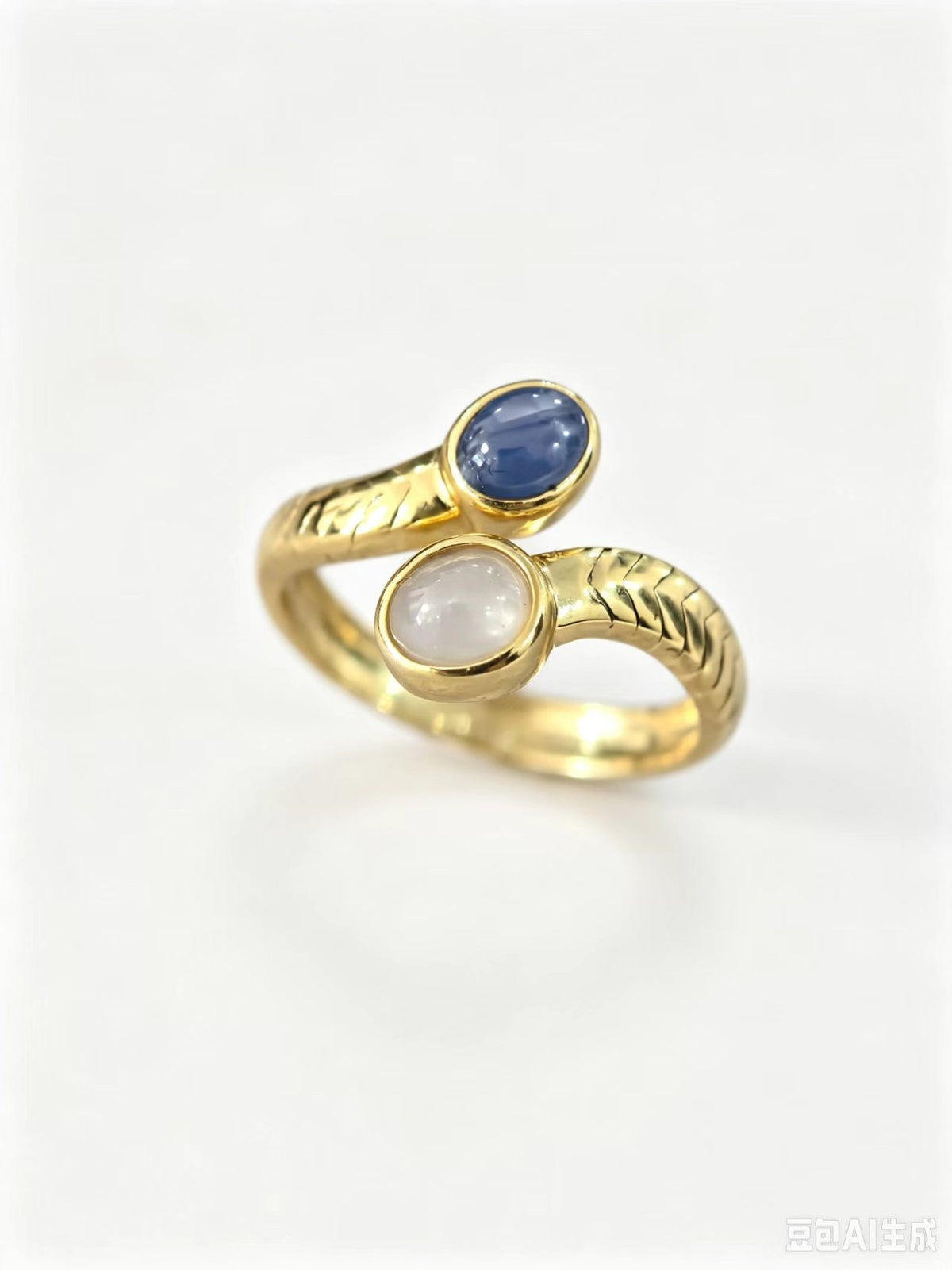 CC006 S925 Silver Ring Star Sapphire