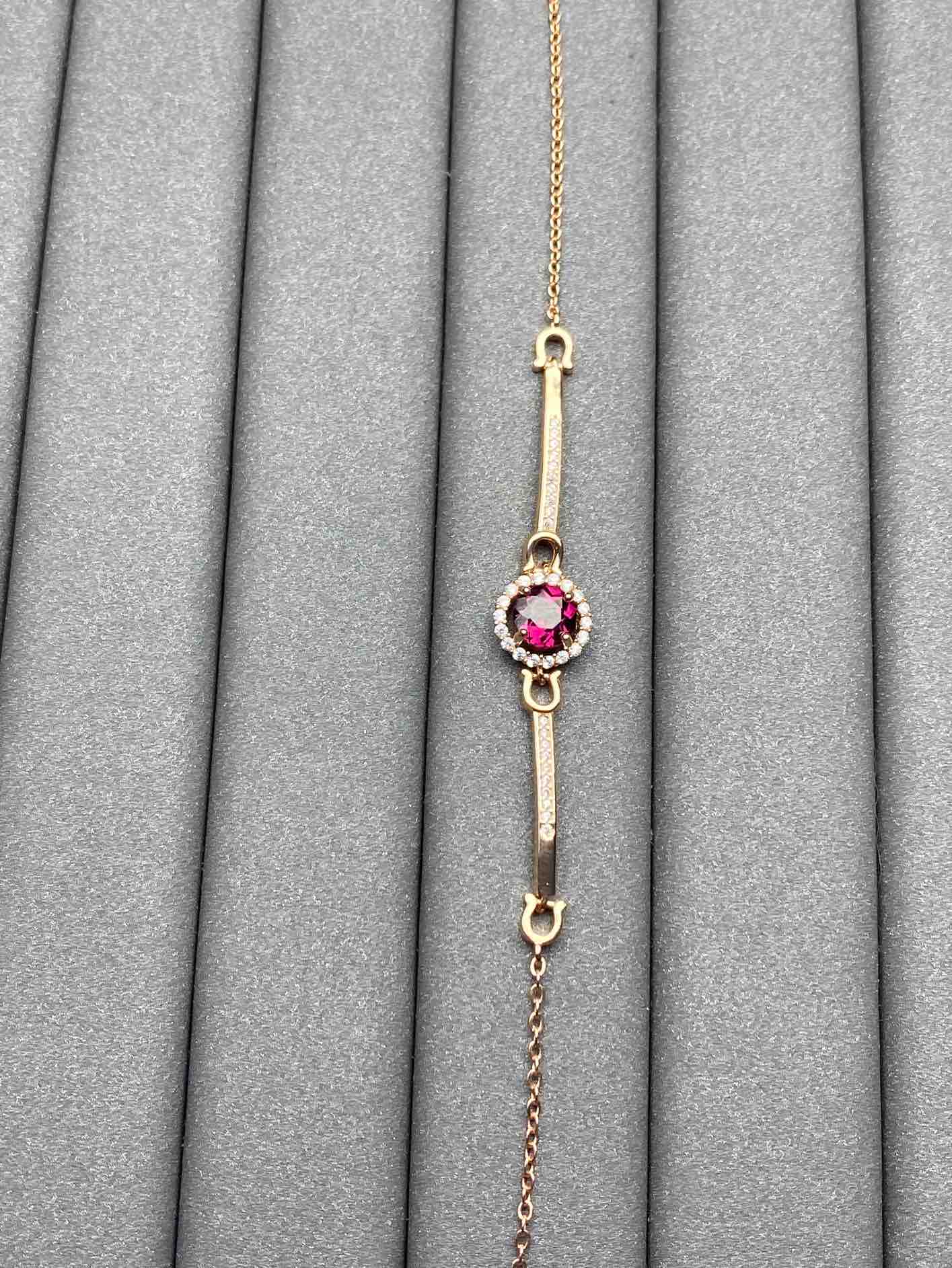 3046 Garnet Bracelet