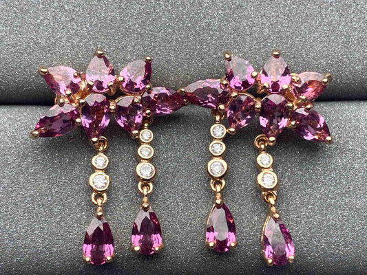 2982 Garnet Earrings