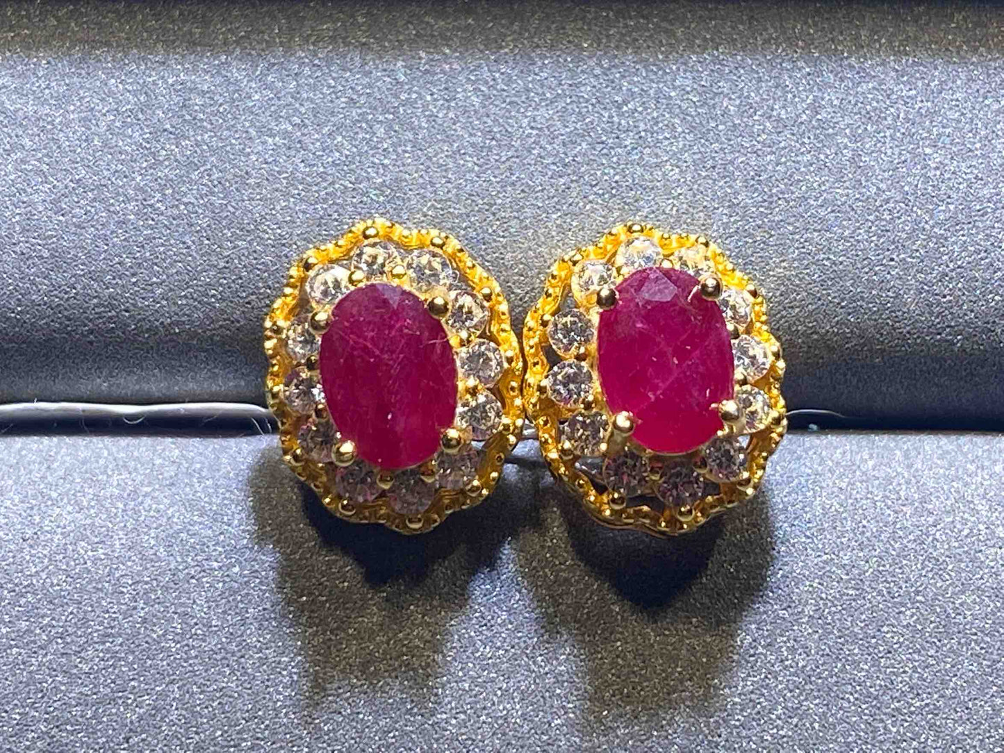 162 Ruby Earrings