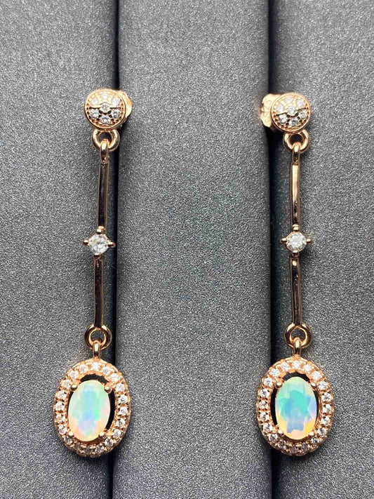 3464 Opal Earrings
