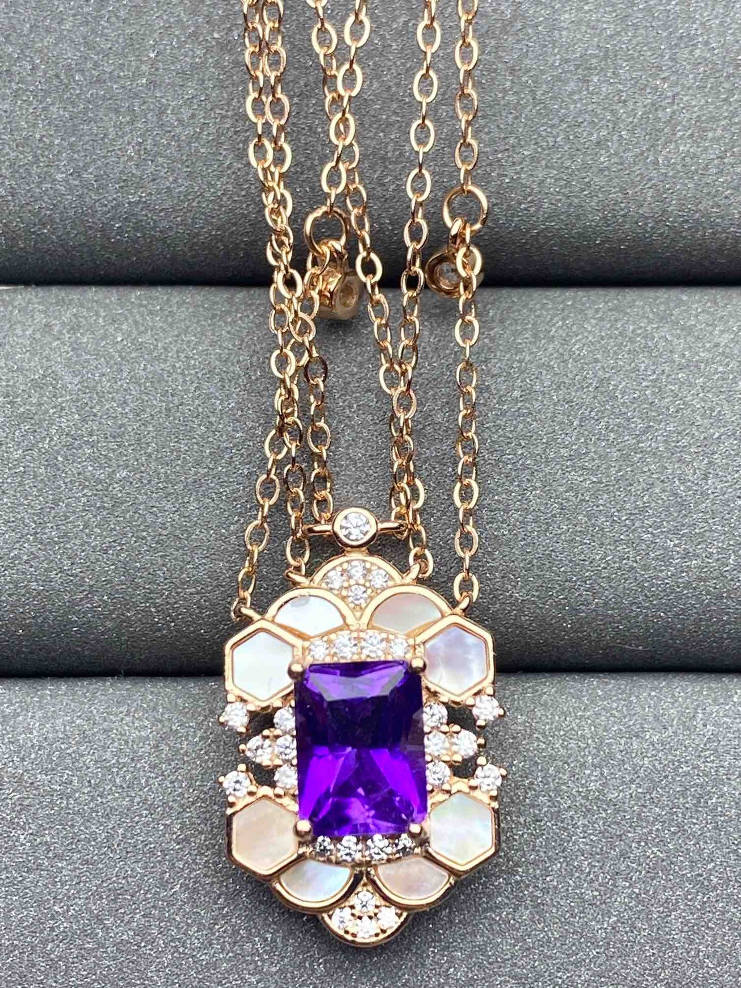 3537 Amethyst Necklace