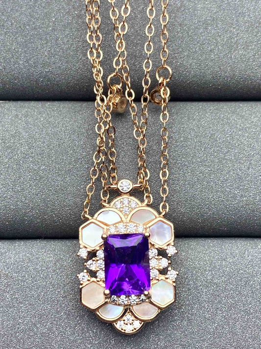 3537 Amethyst Necklace