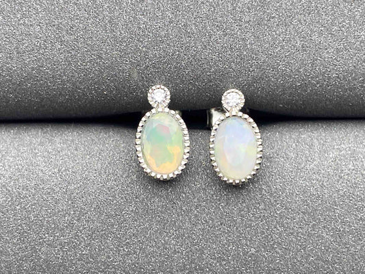 3548 Opal Earrings