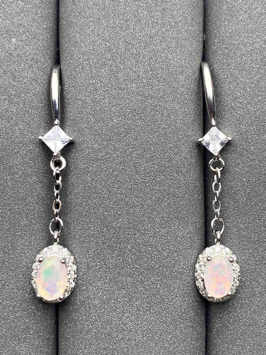 3551 Opal Earrings
