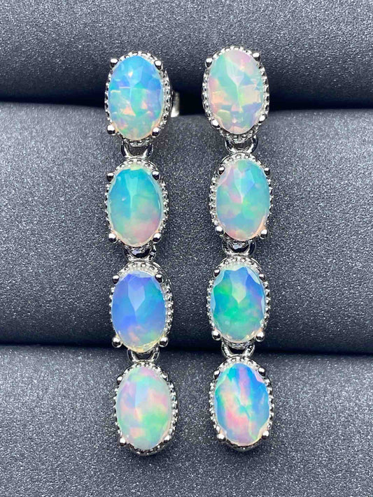 3574 Opal Earrings