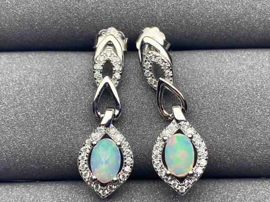 3576 Opal Earrings