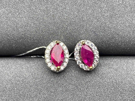 3771 Ruby Earrings