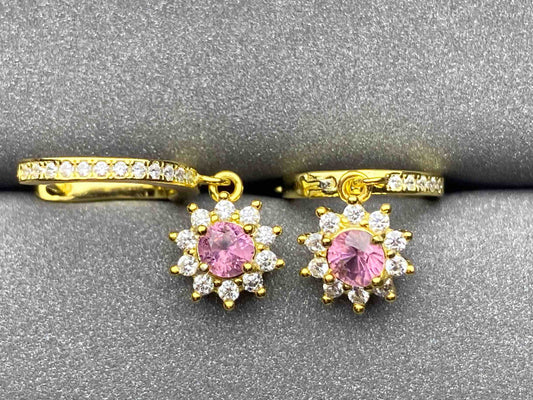 4187 Spinel Earrings