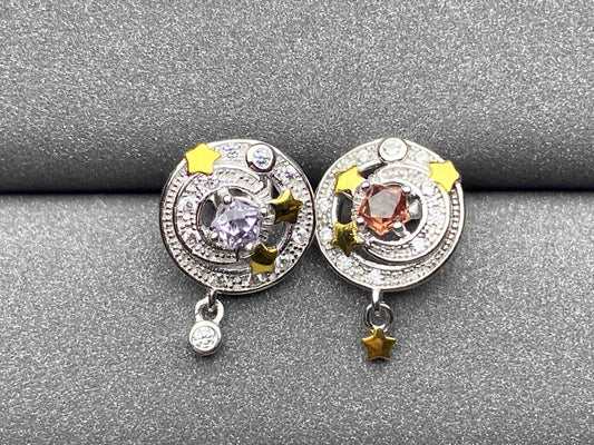 4218 Spinel Earrings