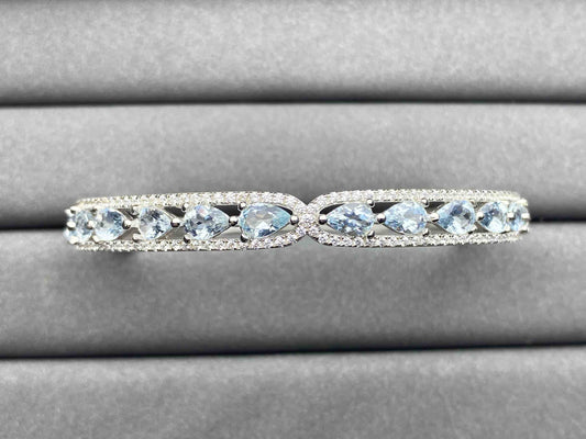 4323 Aquamarine Bangle