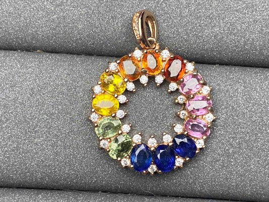 4440 Sapphire Pendant